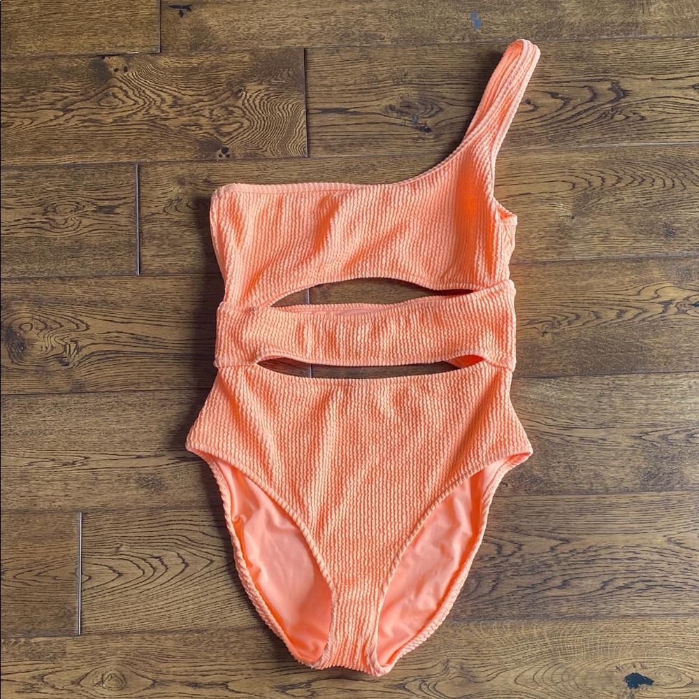 Aerie Peach One-Piece Swimsuit